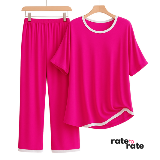 Fuchsia Dream Lounge Set – By Rate to Rate