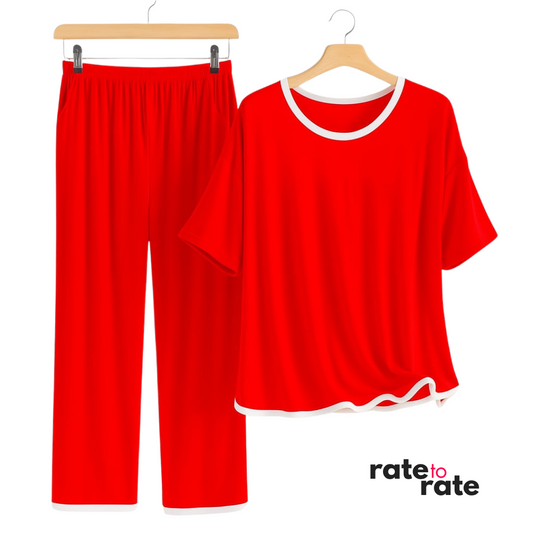 Scarlet Comfort Lounge Set – Bold Edition by Rate to Rate