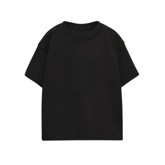 Black Essential Oversize Tee