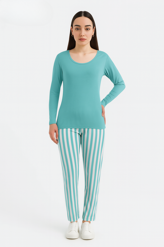 Women's Aqua Lounge Set – Stretch Comfortwear