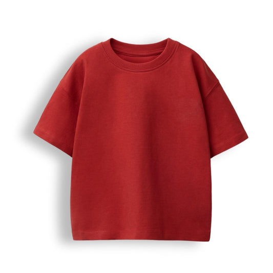 Maroon Essential Oversize Tee