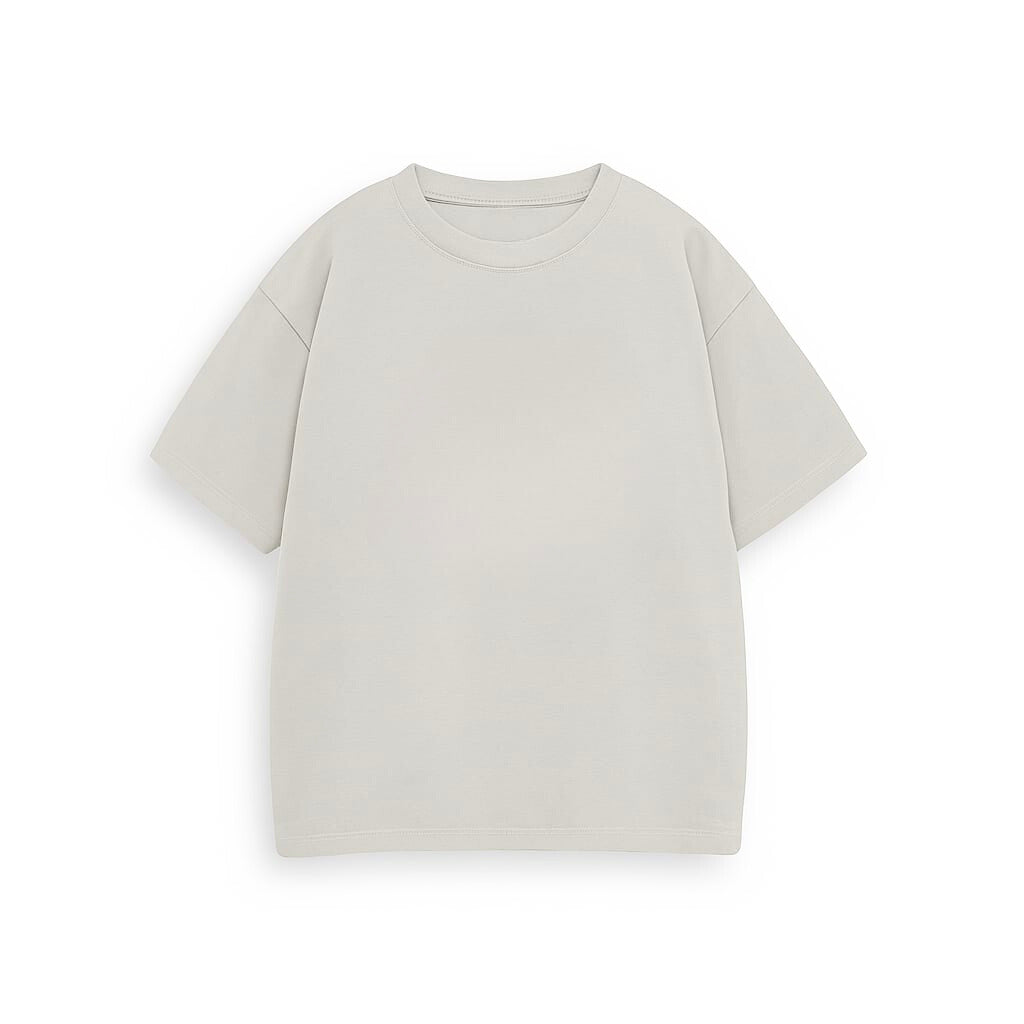Steel Grey Essential Oversize Tee