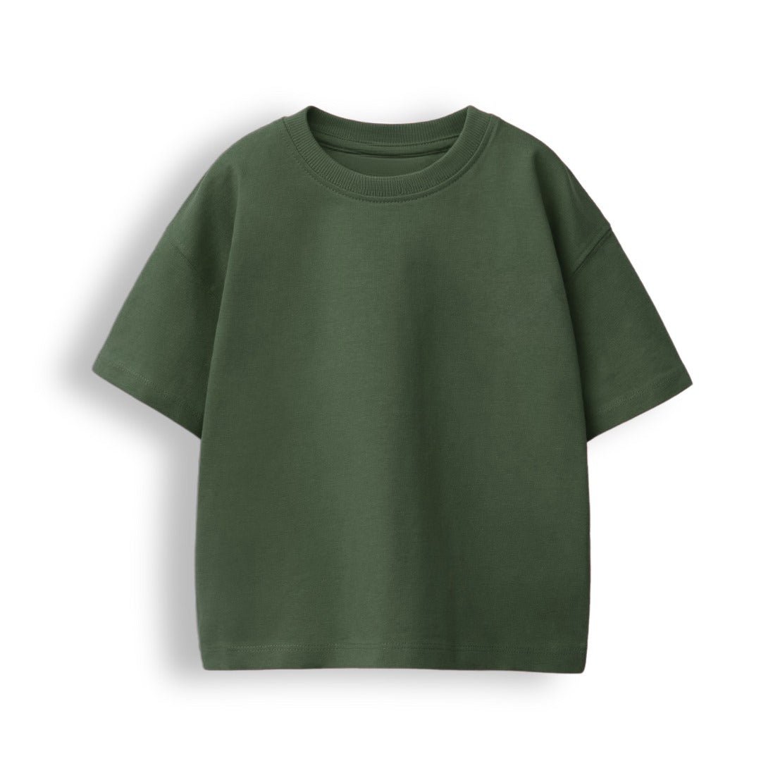 Olive Green Essential Oversize Tee