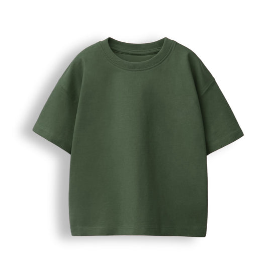Olive Green Essential Oversize Tee