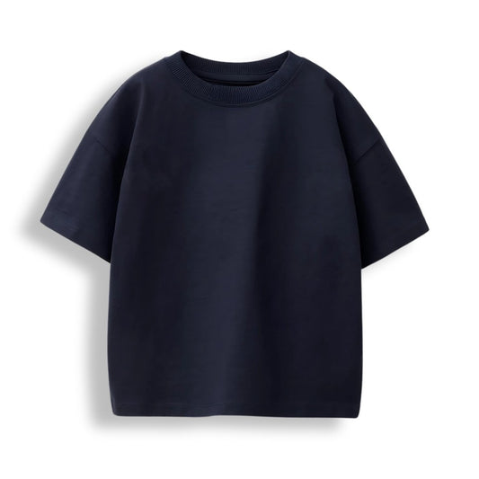 Blue Essential Oversize Tee